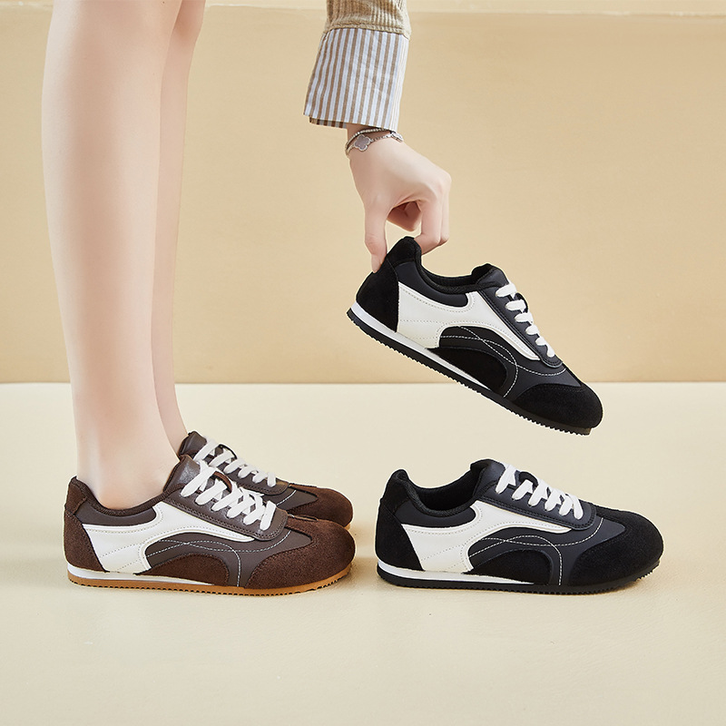 Women Shoes Running - Kadın deri spor ayakkabıları, genç ve