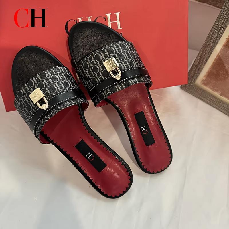 Women Shoes Size 7 - CH Kadın Giyilebilir Plaj Terlikleri Düz
