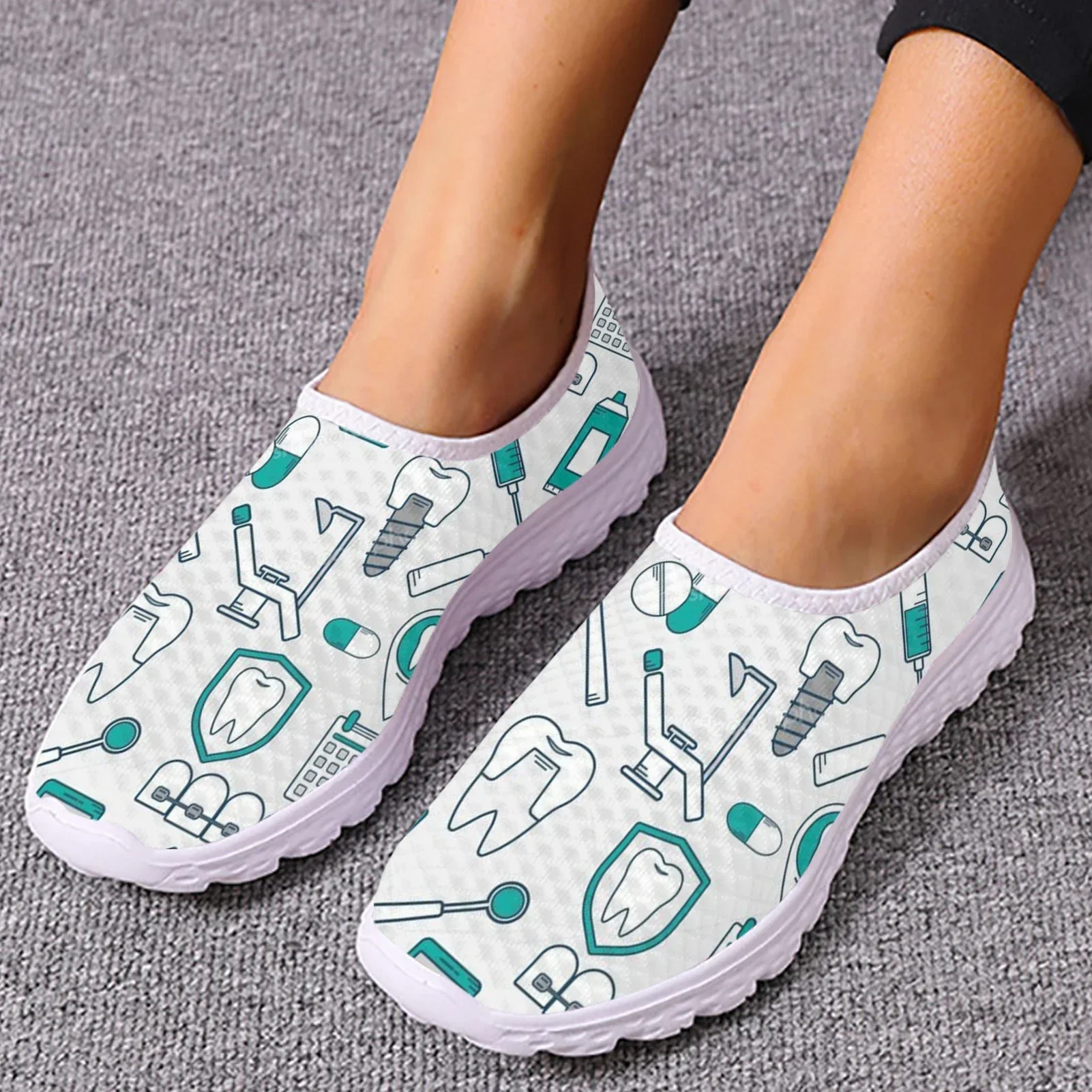 Women'S Shoes Nursing - Diş hekimi ayakkabıları kadın daire ayakkabı