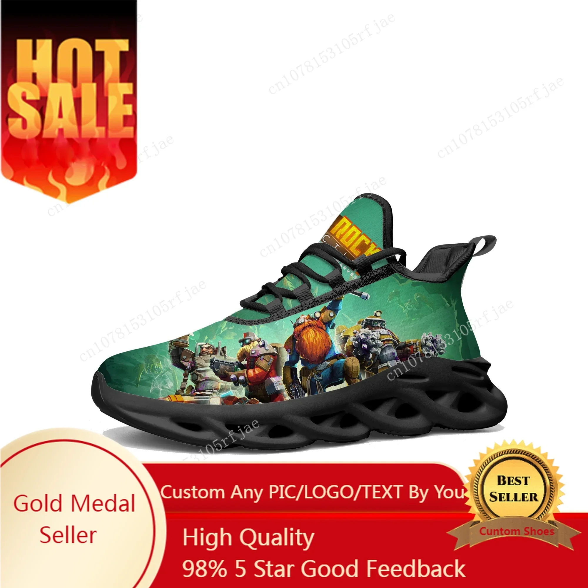 Women Shoes Running - Deep Rock Galactic Flats Spor Ayakkabıları