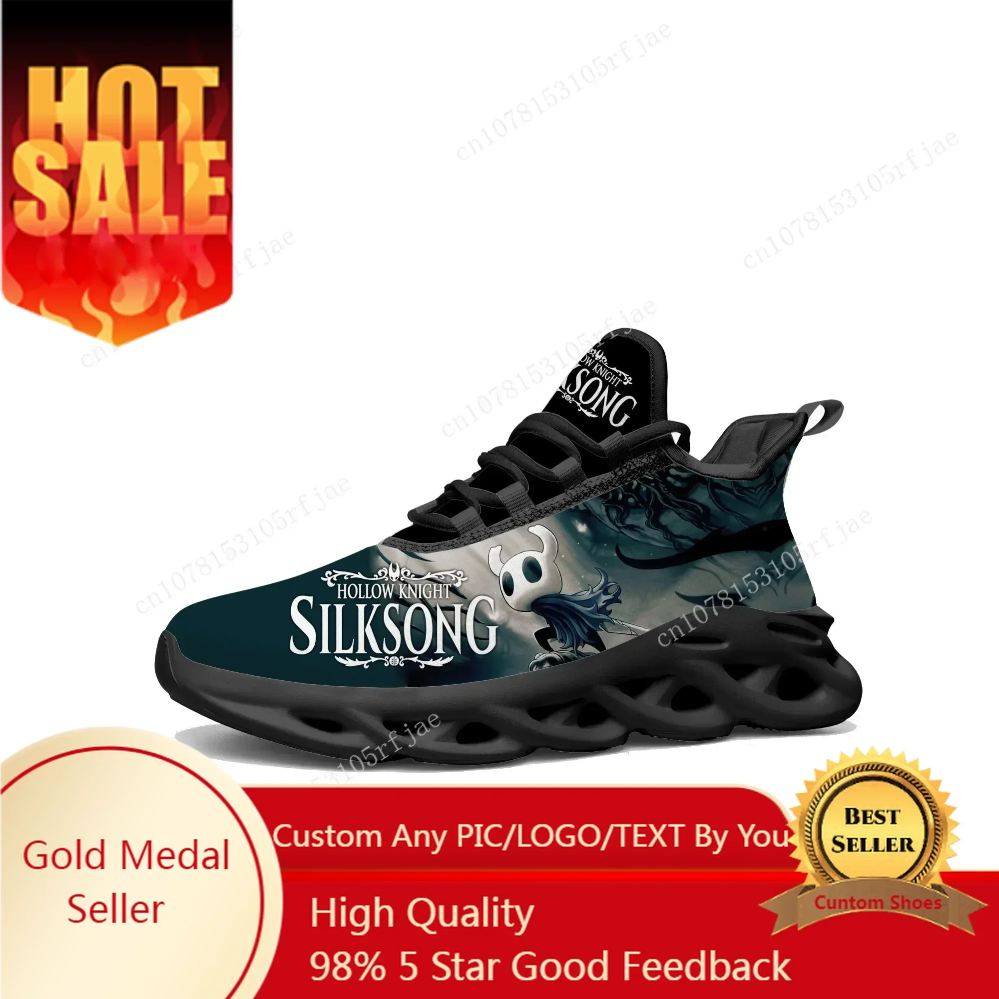 Women Shoes Running - Karikatür Oyunu Ghost Hollow Knight Flats