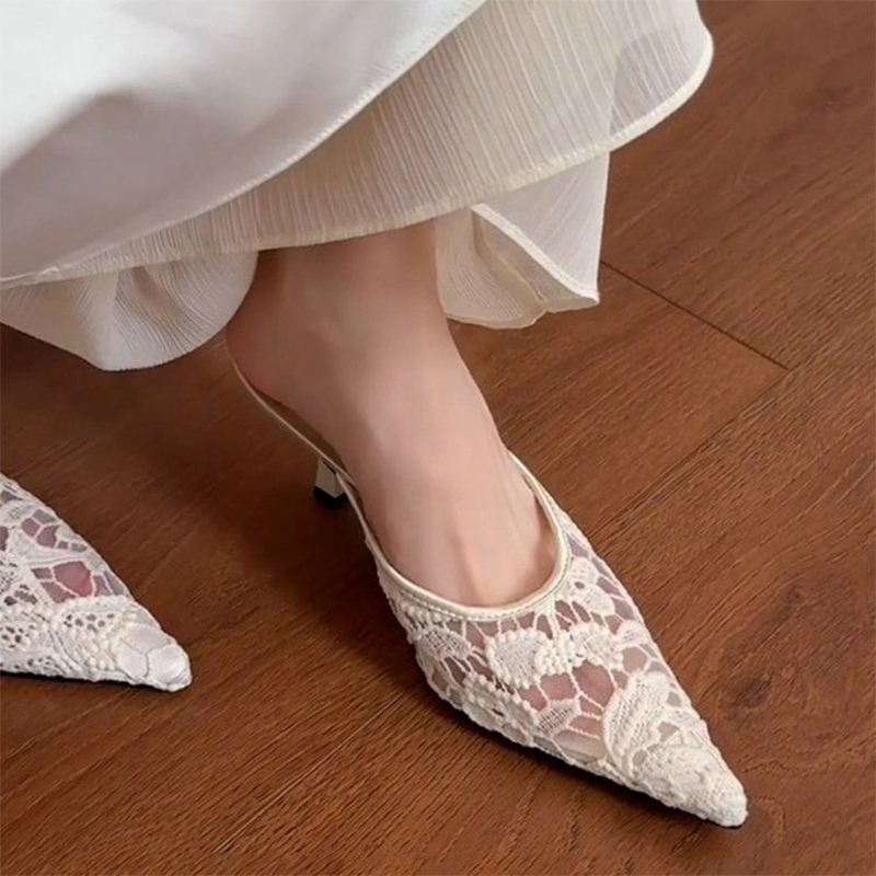 Sivri Burun Terlik Kadın Örgü  - Women Shoes Size 7 incelemesi ve fiyatı