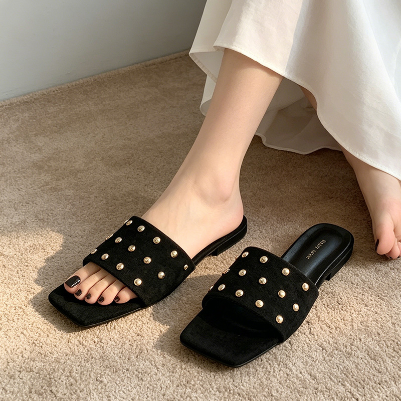Kadın Kare Burunlu Terlik Düz  - Women Shoes Size 7 incelemesi ve fiyatı