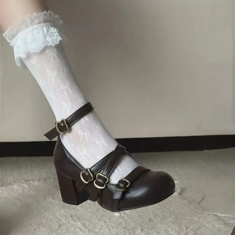 Kadın Kalın Topuklu Mary Jane  - Women Shoes Size 7 incelemesi ve fiyatı
