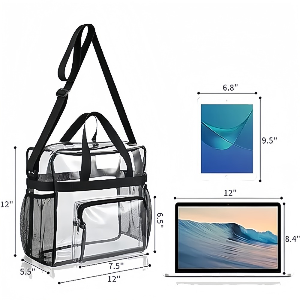 Şeffaf Tote Çanta Ağır Hizmet  - Women Shoes Zipper incelemesi ve fiyatı