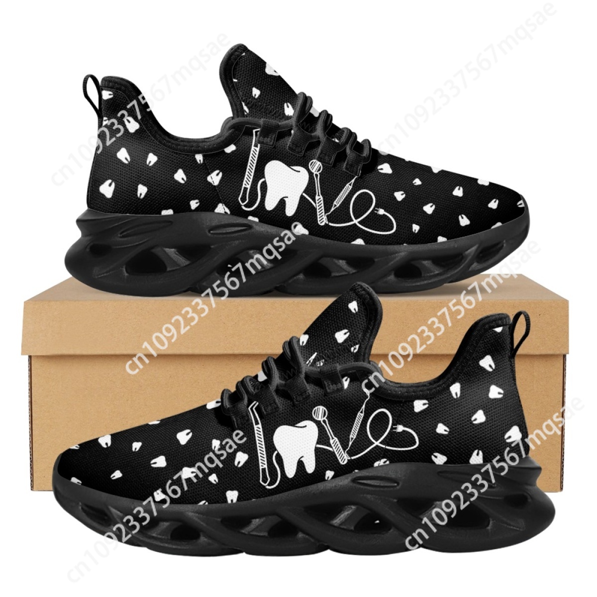 Siyah ve Beyaz Diş Tıbbi Kurum - Women'S Shoes Nursing incelemesi ve fiyatı
