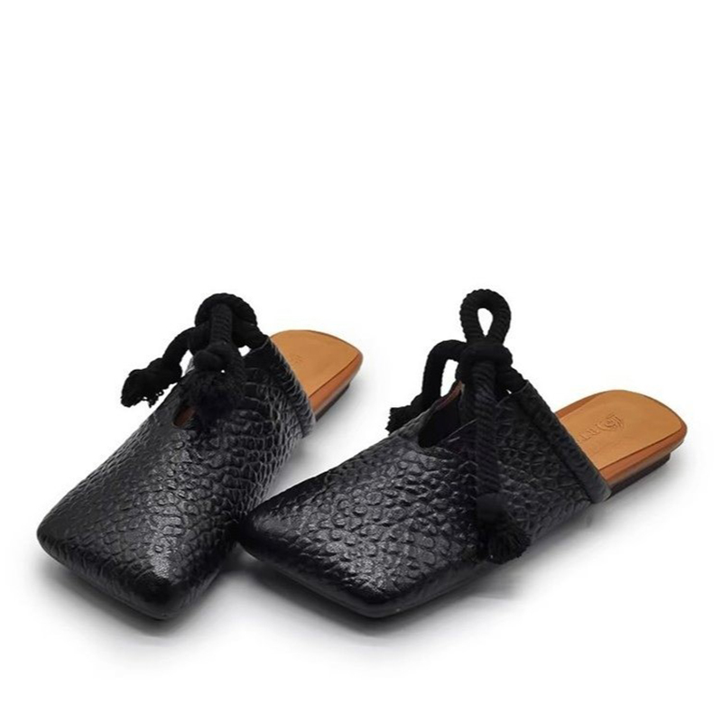 Kare Ayak Terlik Kadın Flats K - Women Shoes Size 7 incelemesi ve fiyatı