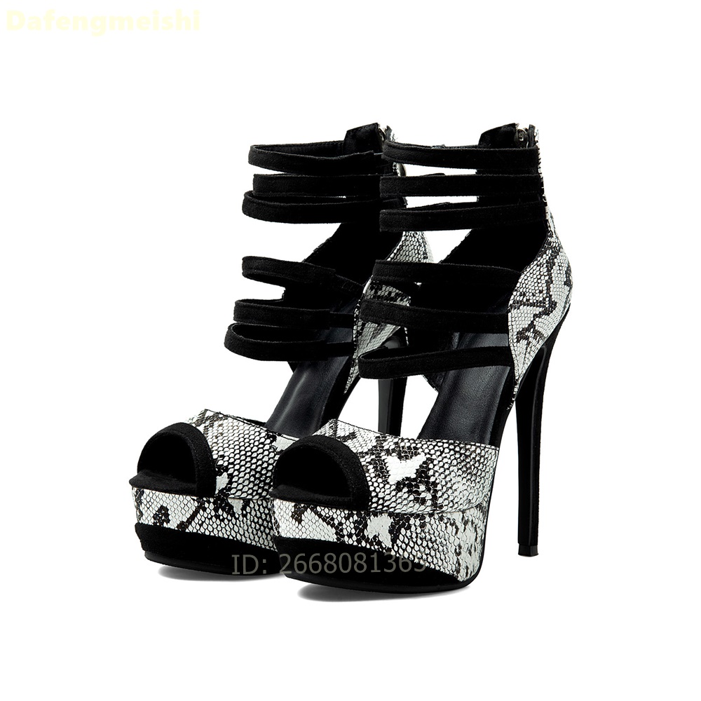 Yılan Baskılı Platform Bilek K - Women Shoes Zipper incelemesi ve fiyatı