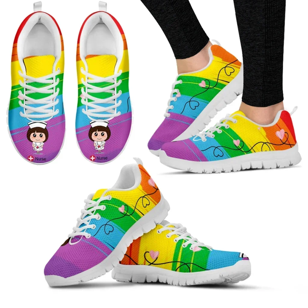 Beyaz Hemşire Kız Aşk Desenli  - Women'S Shoes Nursing incelemesi ve fiyatı