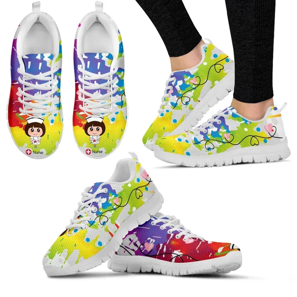Beyaz Hemşire Kız Aşk Desenli  - Women'S Shoes Nursing incelemesi ve fiyatı