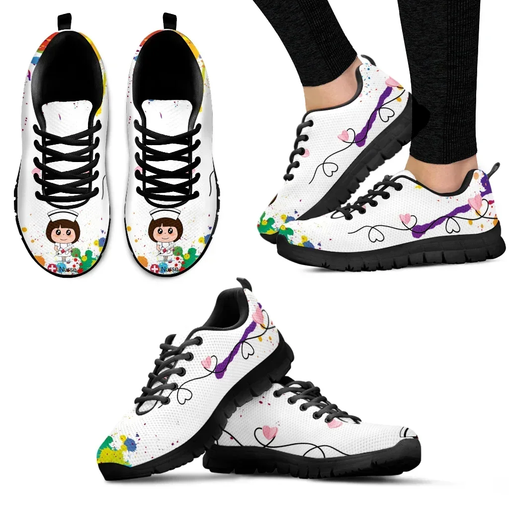Beyaz Hemşire Kız Aşk Desenli  - Women'S Shoes Nursing incelemesi ve fiyatı