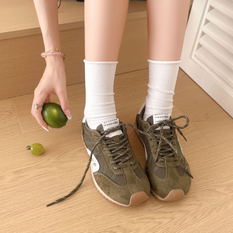 Retro Renk Bloklu Spor Ayakkab - Women Shoes Running incelemesi ve fiyatı
