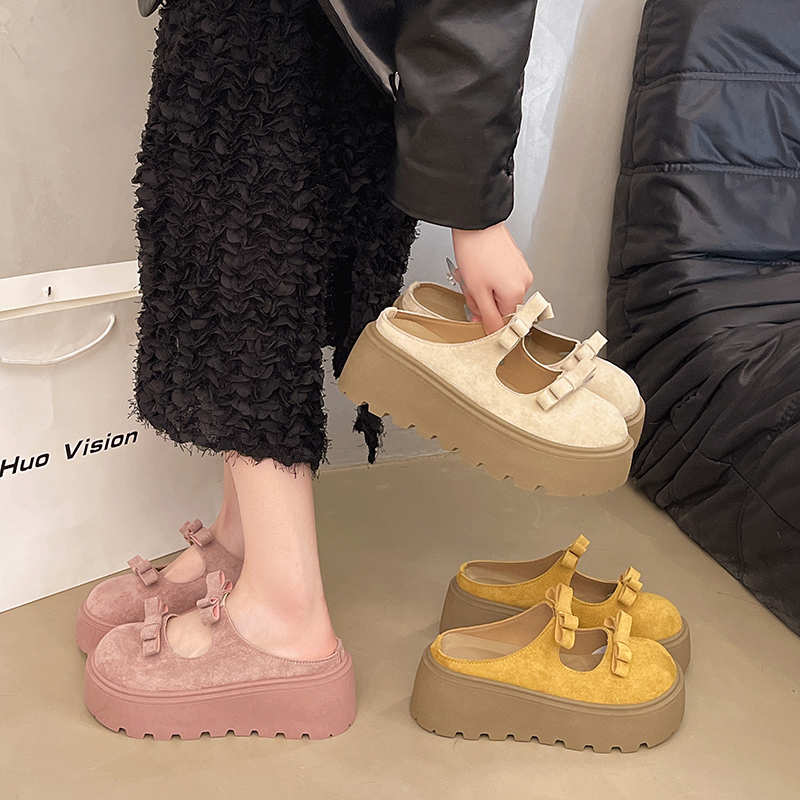 Kadınlar İçin Kadife Yüksek Bi - Women'S Shoes Hands Free incelemesi ve fiyatı