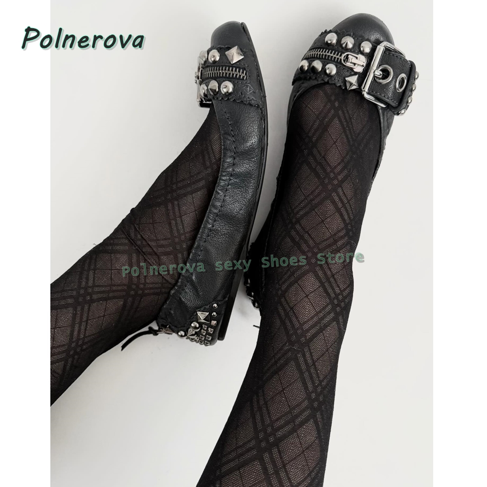 Perçinli Tokalı Mary Jane Ayak - Women Shoes Zipper incelemesi ve fiyatı