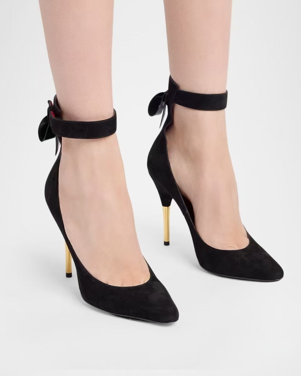 Siyah/mor süet açık burunlu bi - Women Shoes Zipper incelemesi ve fiyatı