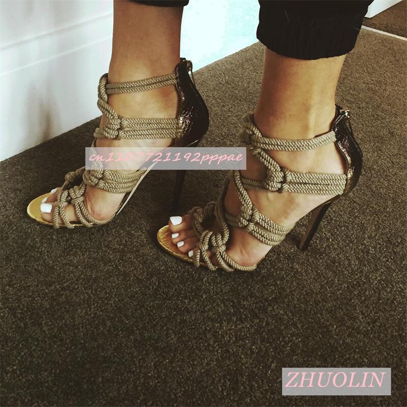 Kadın Örgülü Halat Açık Burunl - Kids Shoes Women incelemesi ve fiyatı
