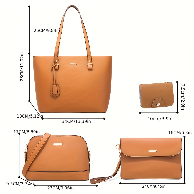 4 adet Moda Kadın Çanta Setler - Women Shoes Zipper incelemesi ve fiyatı