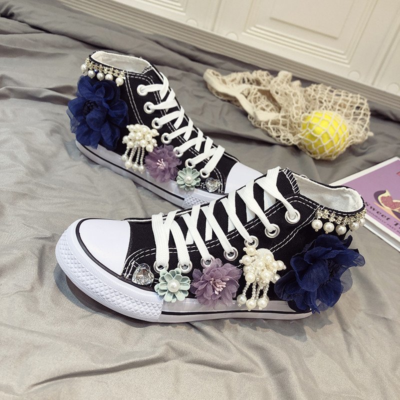 Bahar yeni yüksek top kanvas a - Women'S Shoes Hands Free incelemesi ve fiyatı