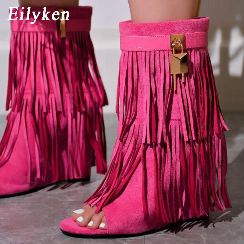 Eilyken Tasarımcı Saçaklı Tako - Women Shoes Zipper incelemesi ve fiyatı